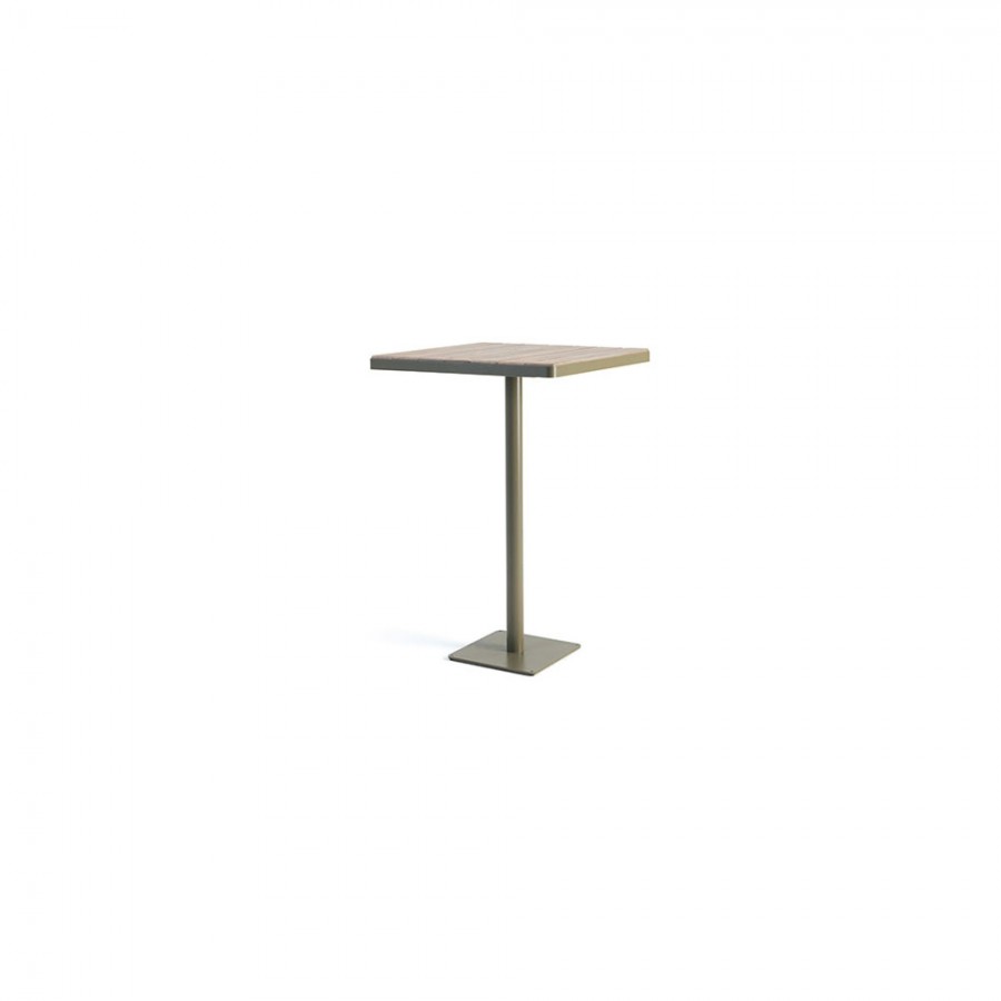 Masa Ethimo pentru dining din colectia Laren, patrata, 70x70 cm, inalta